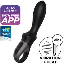 Satisfyer - Heat Climax Vibrador Anal App Negro | Piumer Erotic
