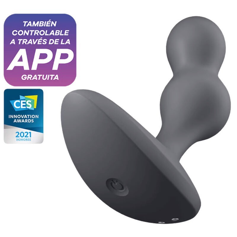 Satisfyer - Deep Diver Plug Vibrador App Gris | Piumer Erotic
