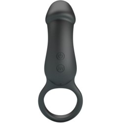 Pretty Love - Trae Anillo & Vibrador Negro | Piumer Erotic