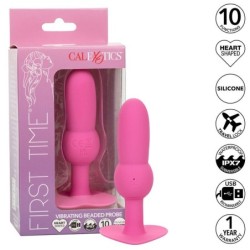 First Time Plug Anal Con Cuencas 10 Vibraciones Rosa de Calexotics | Piumer Erotic