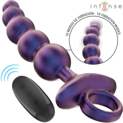 Intense - Tito Plug Anal Vibrador Modelo 3 Control Remoto | Piumer Erotic