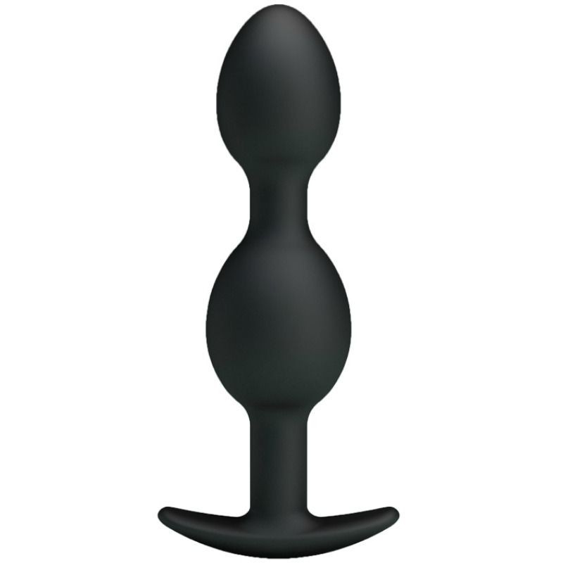 Pretty Love - Bolas Anales Silicona 12.5 Cm Negro | Piumer Erotic