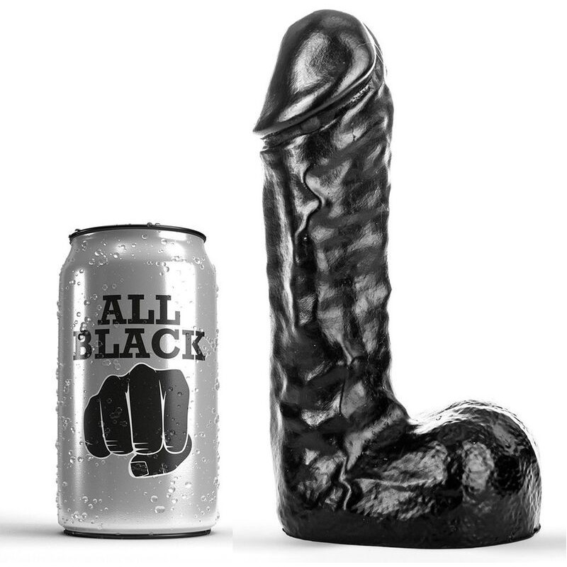 Dong 19 Cm de All Black | Piumer Erotic