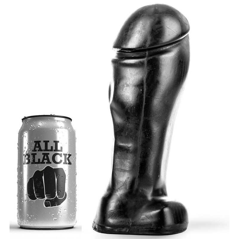 Dong 22 Cm Punta Ancha de All Black | Piumer Erotic