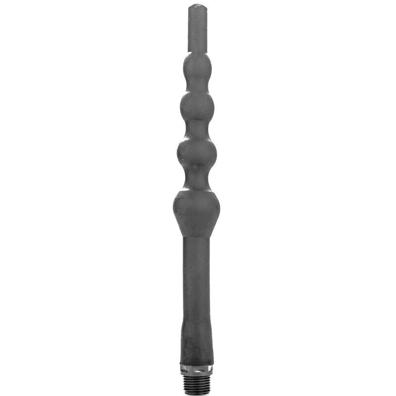 Beaded Ducha Anal Silicona 27 Cm de All Black | Piumer Erotic