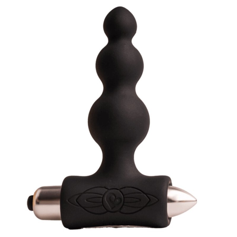 Rocks- Off - Petite Sensations Bubbles Plug Anal Vibrador Negro | Piumer Erotic