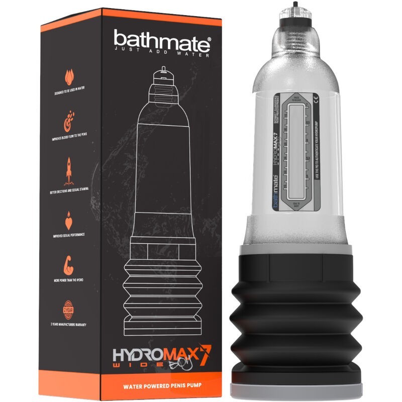 Hydromax 7 Wide Boy X30 Transparente de Bathmate | Piumer Erotic