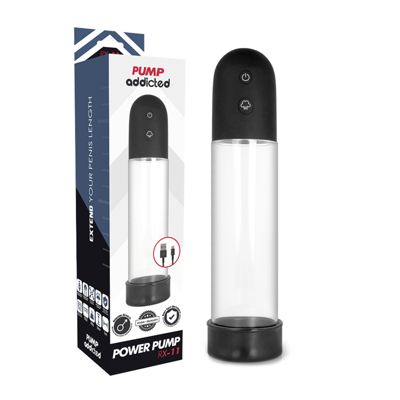 Bomba Erección Rx11 Automatica de Pump Addicted | Piumer Erotic