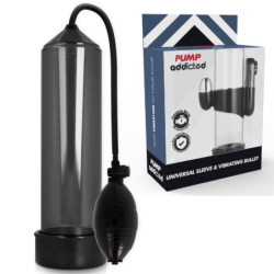 Bomba Erección Rx3 Negro Con Vibrador de Pump Addicted | Piumer Erotic