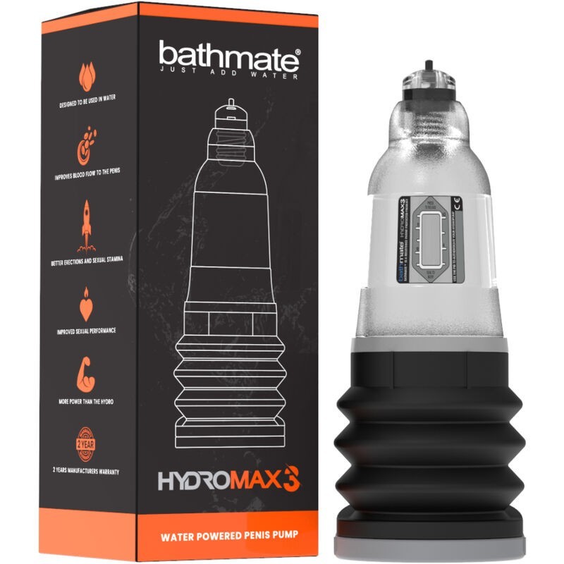 Hydromax 3 Transparente de Bathmate | Piumer Erotic