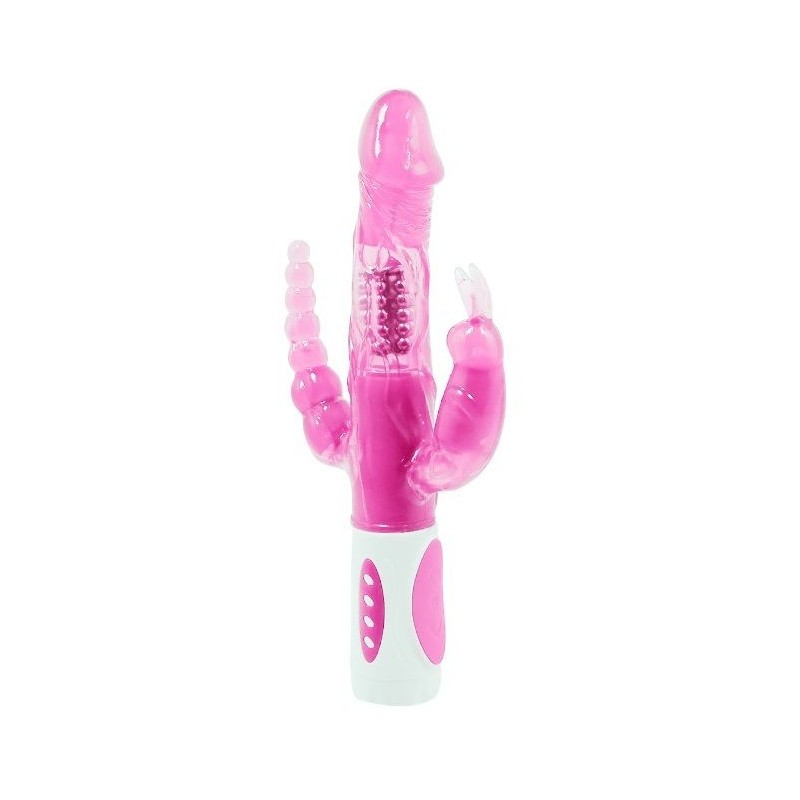 Baile - Pretty Bunny Triple Vibrador Rotador | Piumer Erotic