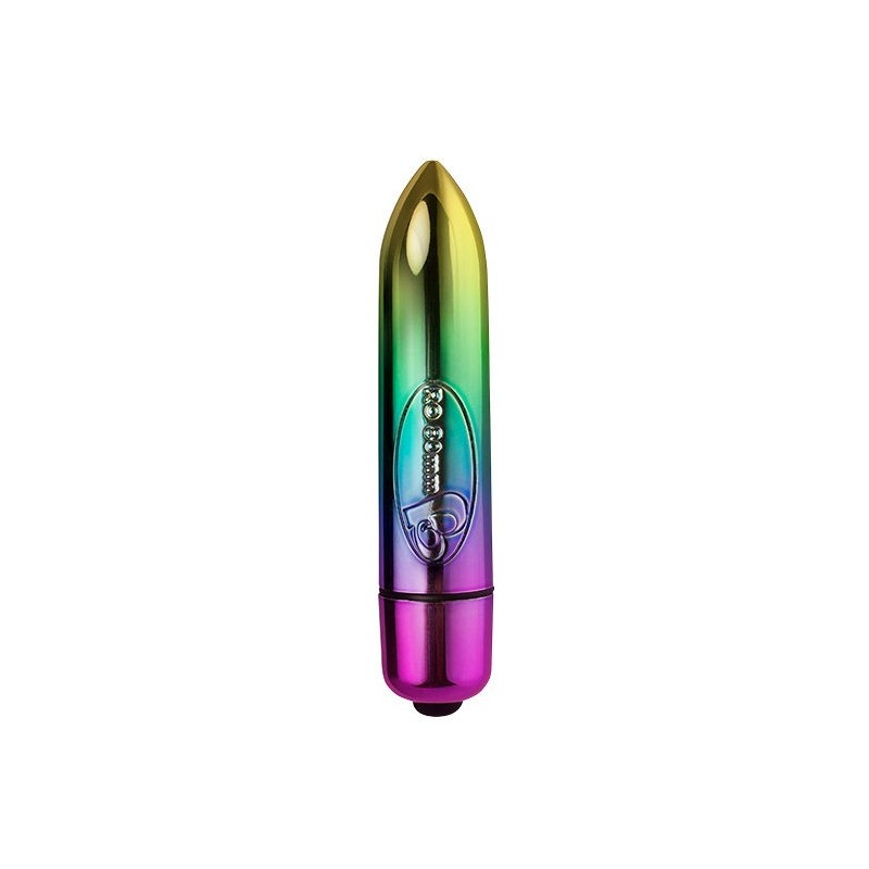 Ro-80Mm 7-Velocidades Rainbow de Rocks-Off | Piumer Erotic