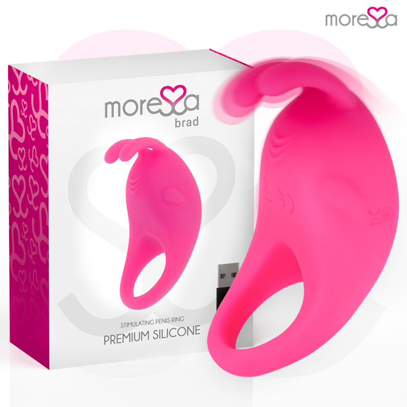 Brad Premium Silicone Recargable Rosa de Moressa | Piumer Erotic