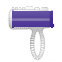 Ring Vibrador Lengua Lila de Casual Love | Piumer Erotic
