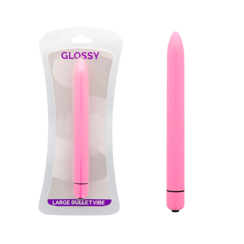 Slim Vibrador Rosa Intenso de Glossy | Piumer Erotic