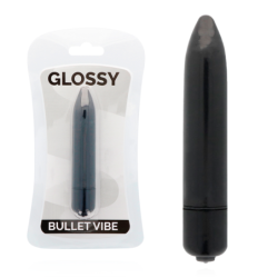 Thin Vibrador Negro de Glossy | Piumer Erotic