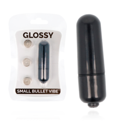 Small Bala Vibradora Negro de Glossy | Piumer Erotic