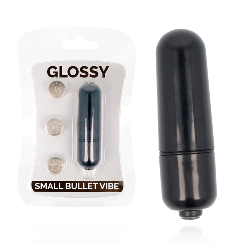 Small Bala Vibradora Negro de Glossy | Piumer Erotic