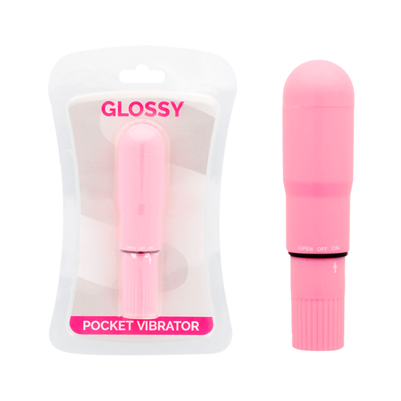 Pocket Vibrador Rosa de Glossy | Piumer Erotic