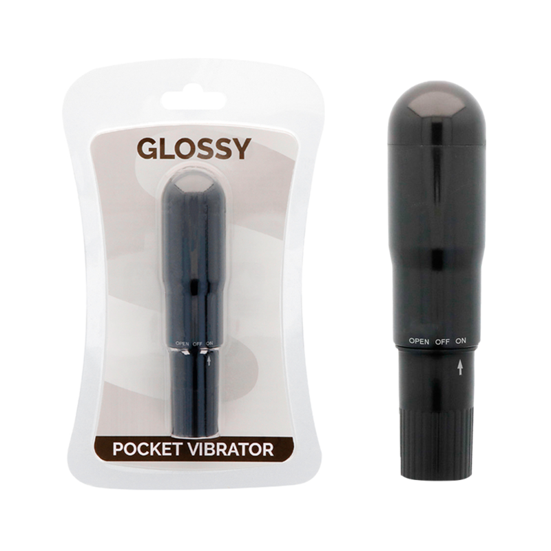 Pocket Vibrador Negro de Glossy | Piumer Erotic