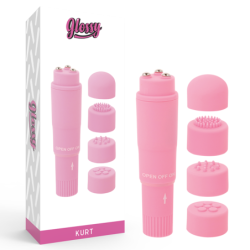 Pocket  Kurt Masajeador Rosa de Glossy | Piumer Erotic