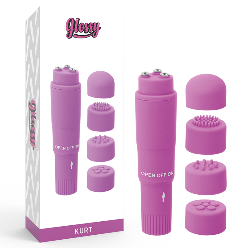 Pocket  Kurt Masajeador Lila de Glossy | Piumer Erotic