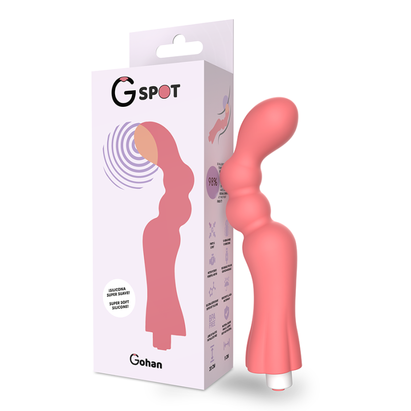 Gohan Vibrador Punto G Light Red de G-Spot | Piumer Erotic