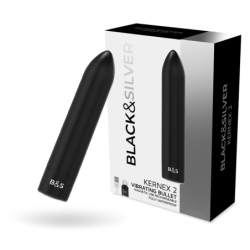 Bala Magnetica Vibradora Kernex 2 Negro de Black&Silver | Piumer Erotic
