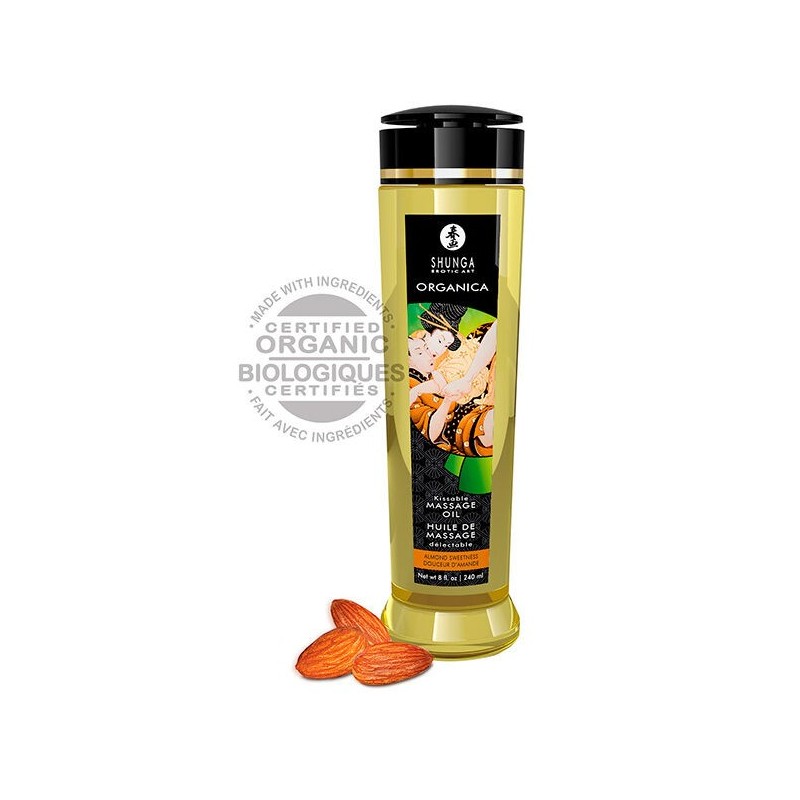 Shunga - Aceite De Masaje Orgánico Almendra 240 Ml de Shunga Oils | Piumer