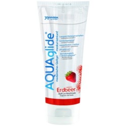 Lubricante Sabor Fresa 100 Ml de Joydivision Aquaglide | Piumer