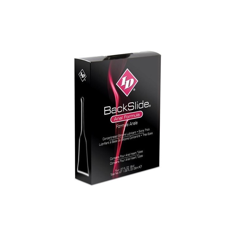 Id Backslide - Anal Formula 4 Tubos Anales 8Ml de Id Back Slide | Piumer