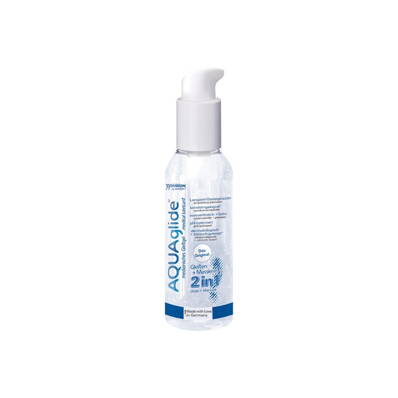 2 En 1 Lubricante + Masaje 125 Ml de Joydivision Aquaglide | Piumer