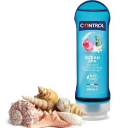 Control - 2 En 1 Massage & Pleasure Mediterranean Sea 200 Ml de Control Lubes | Piumer