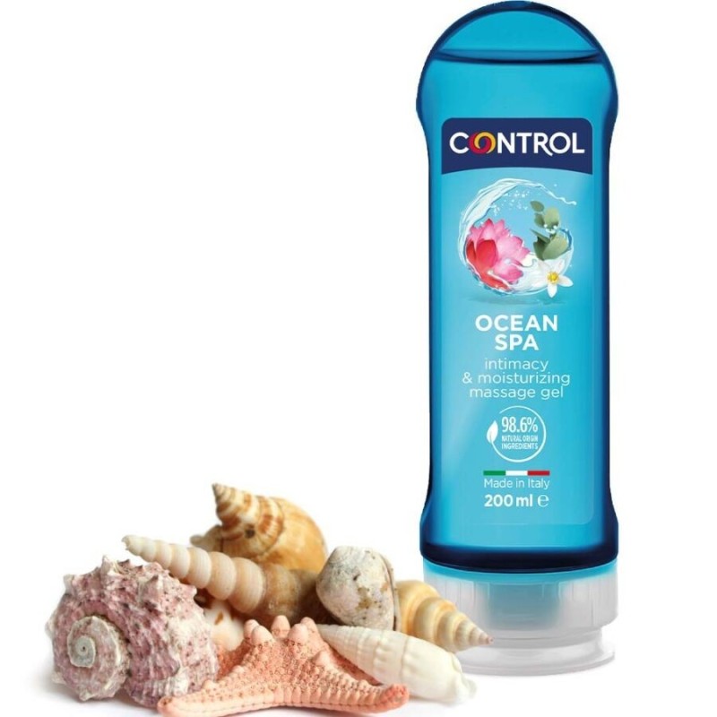 Control - 2 En 1 Massage & Pleasure Mediterranean Sea 200 Ml de Control Lubes | Piumer