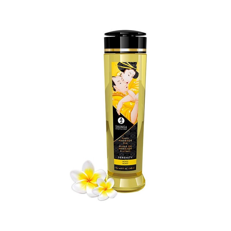 Shunga - Aceite De Masaje Erótico Serenity 240 Ml de Shunga Oils | Piumer