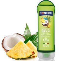 Control - 2 En 1 Massage & Pleasure Exotic 200 Ml de Control Lubes | Piumer