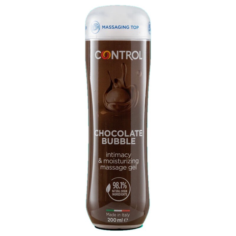 Control - Gel De Masaje 3 En 1 Chocolate Bubble 200 Ml de Control Lubes | Piumer