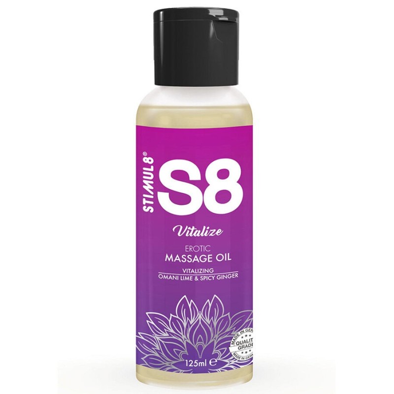 S8 Vitalize Aceite De Masaje Lima 125 Ml de Stimul8 | Piumer