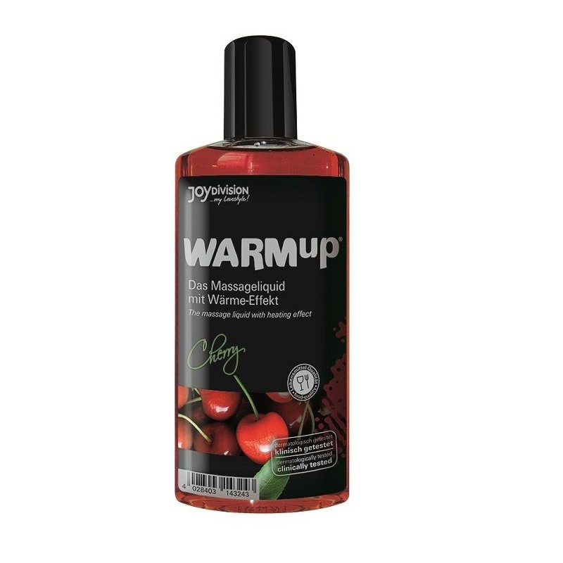Aceite De Masaje Efecto Calor Cereza 150Ml de Joydivision Warmup | Piumer