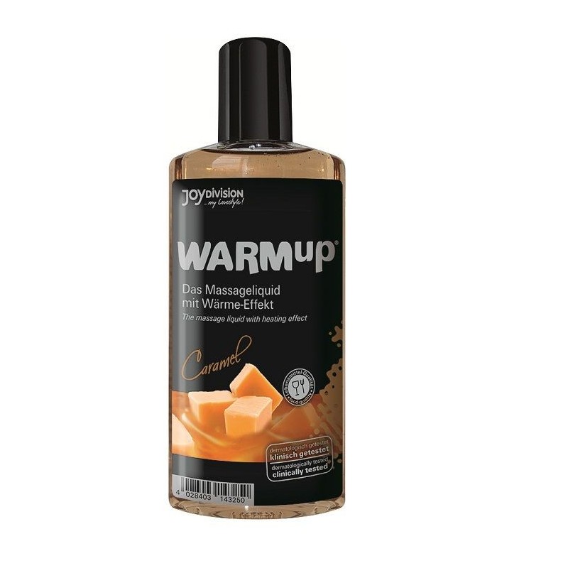 Aceite De Masaje Efecto Calor Caramelo 150Ml de Joydivision Warmup | Piumer