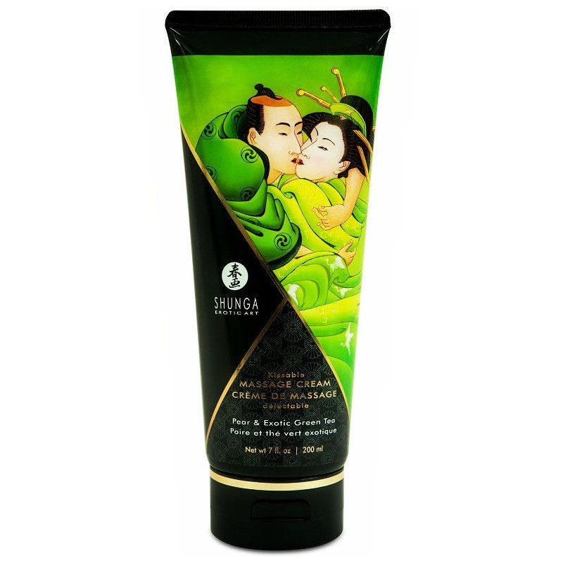 Shunga - Crema Masaje Pera & Té Verde 200 Ml de Shunga Massage Cream | Piumer