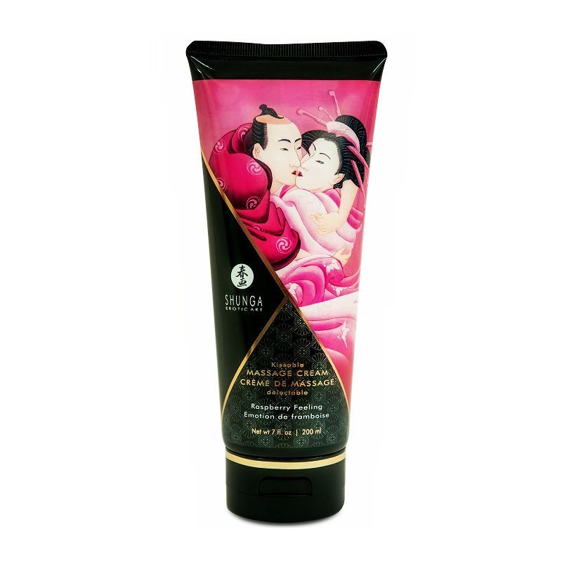 Shunga - Crema Masaje Frambuesa 200 Ml de Shunga Massage Cream | Piumer