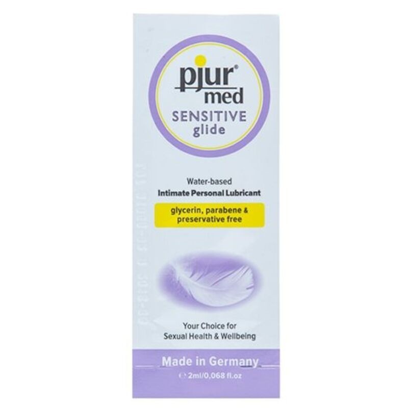 Med Sensitive Glide Lubricante Base Agua 2 Ml de Pjur | Piumer