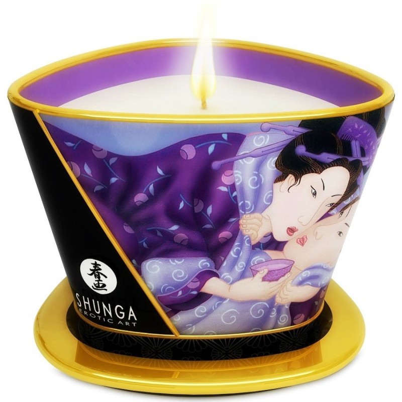 Shunga - Mini Caress By Candelight Vela Masaje Frutas Exóticas 170 Ml de Shunga Candles | Piumer