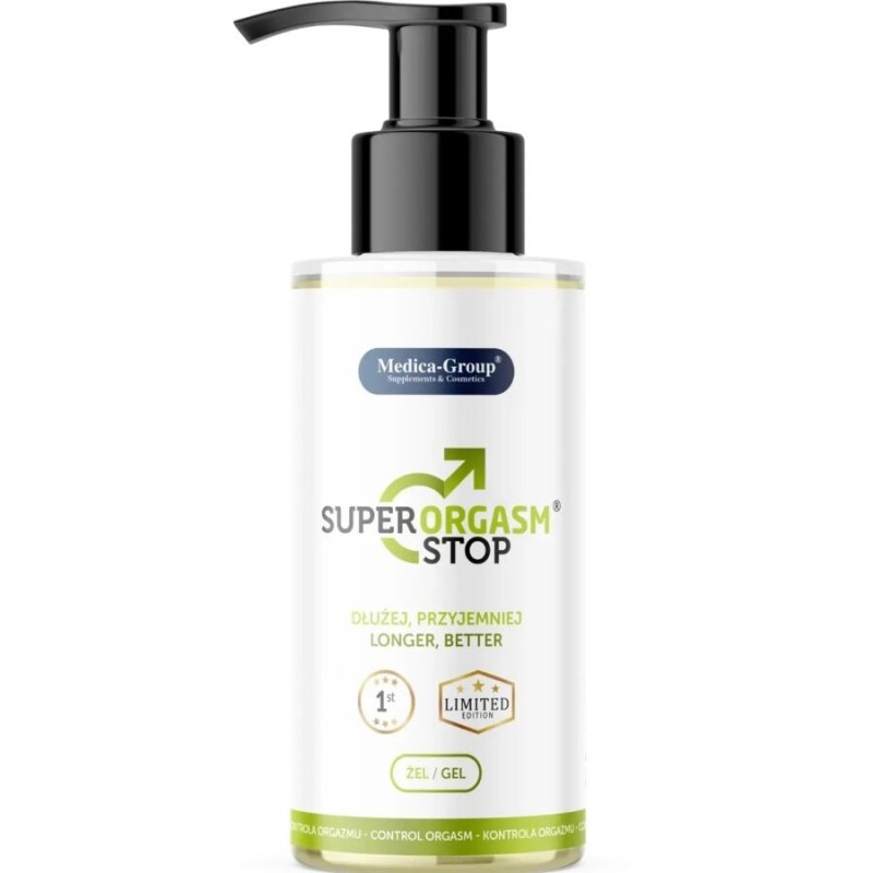 Súper Orgasm Stop Gel Íntimo Para Hombre 150 Ml de Medica Group | Piumer