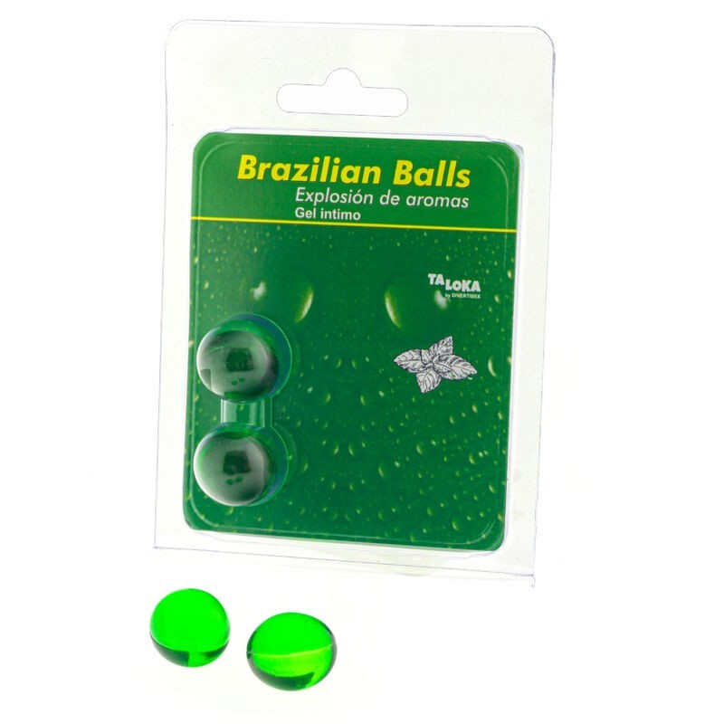 Brazilian Balls Gel Íntimo Menta 2 Bolas de Taloka | Piumer