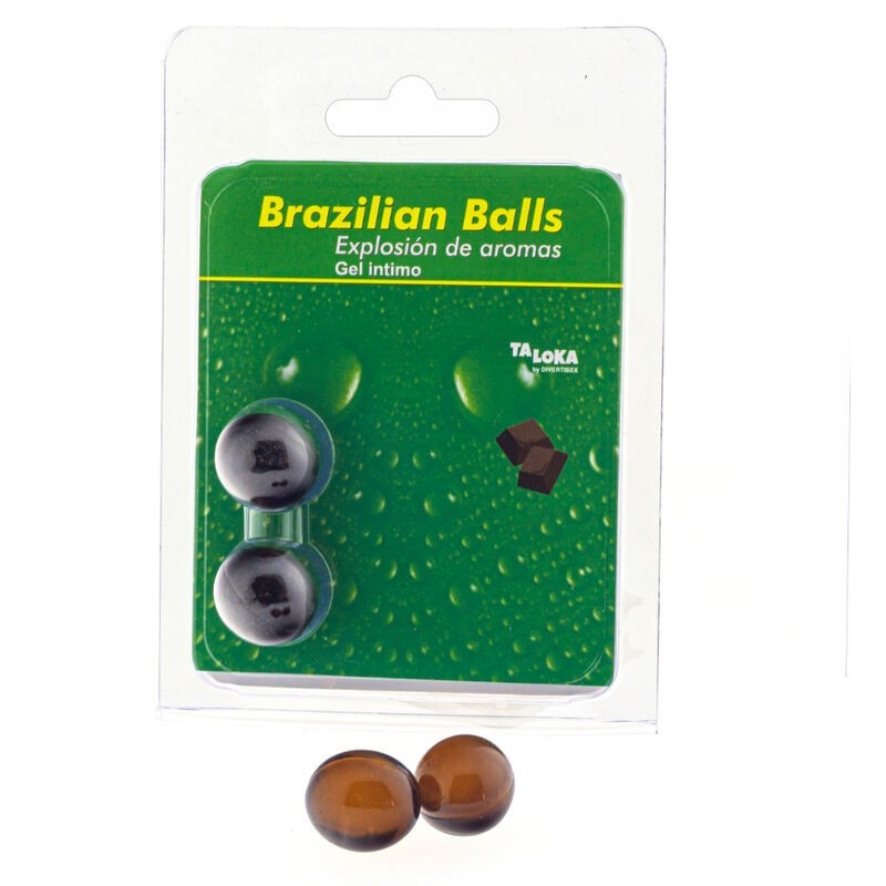 Brazilian Balls Gel Íntimo Chocolate 2 Bolas de Taloka | Piumer