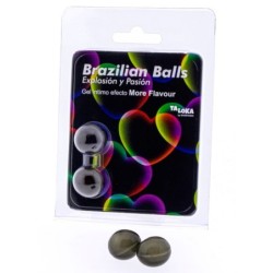 Brazilian Balls Gel Excitante Efecto More Flavour 2 Bolas de Taloka | Piumer