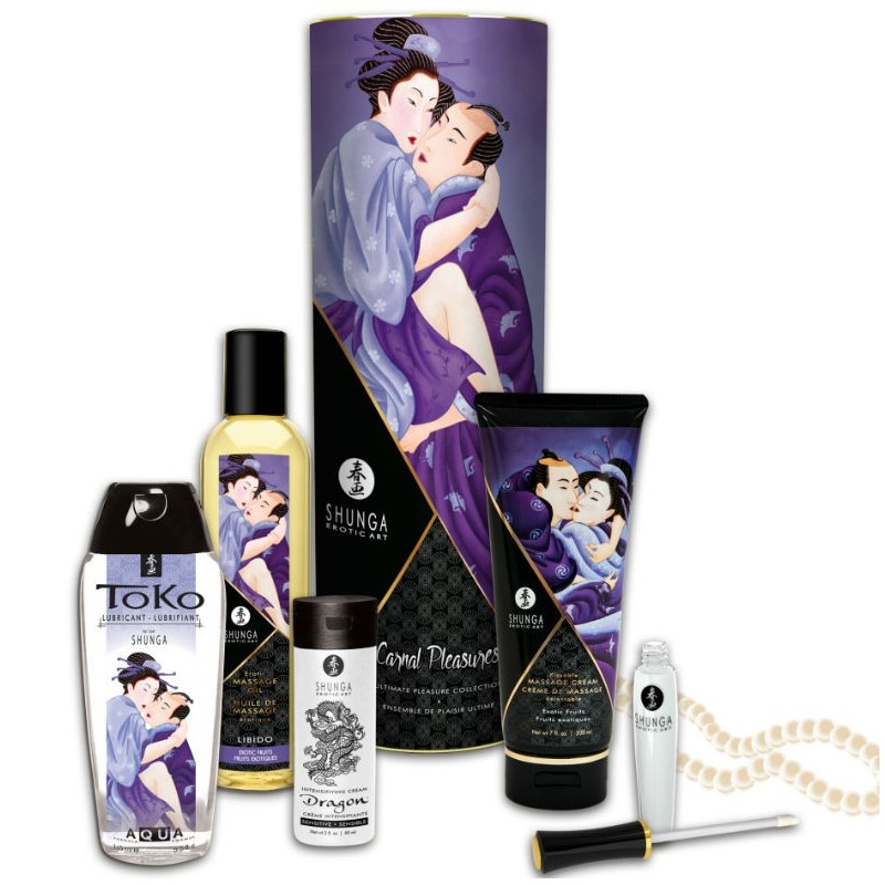 Shunga - Kit Colección Placeres Carnales de Shunga Kits | Piumer