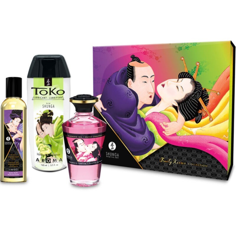 Shunga - Kit Fruity Kisses Collection de Shunga Kits | Piumer